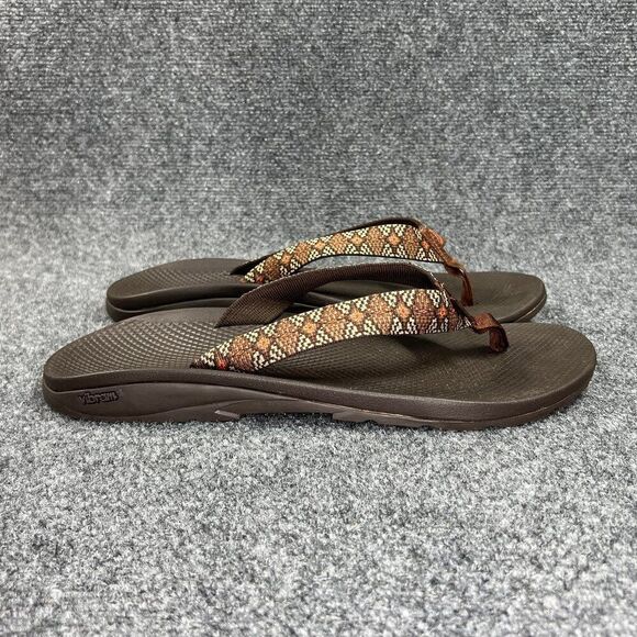 Chaco Classic Flip Flops Mens Size 13 Brown Summer Beach Athletic Comfort Sandal - Picture 1 of 10